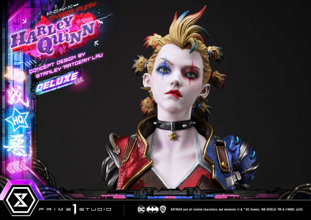Batman Cyberpunk Harley Quinn Deluxe Bonus Version Statua 60 cm Prime 1 Studio