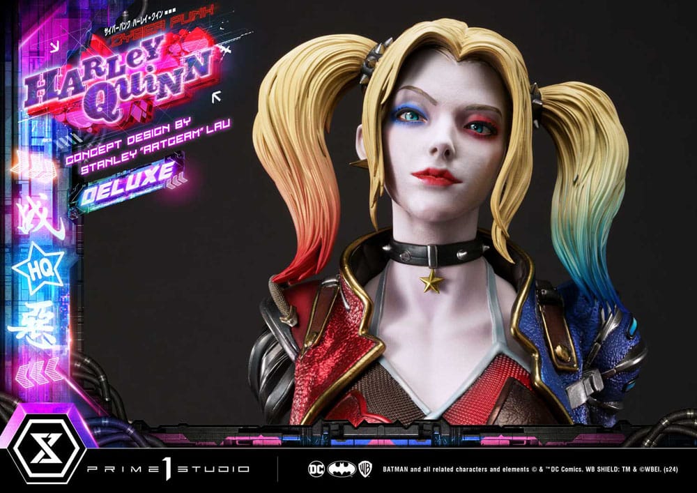Batman Cyberpunk Harley Quinn Deluxe Bonus Version Statua 60 cm Prime 1 Studio