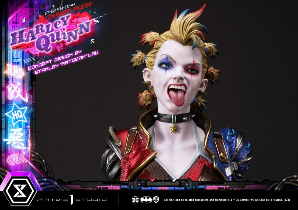 Batman Cyberpunk Harley Quinn Deluxe Bonus Version Statua 60 cm Prime 1 Studio
