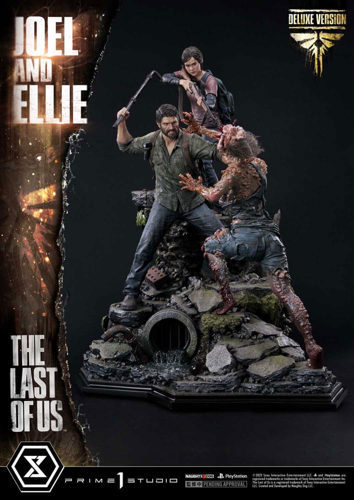 The Last of Us Parte I Joel & Ellie Deluxe Version Statua 73 cm Prime 1 Studio