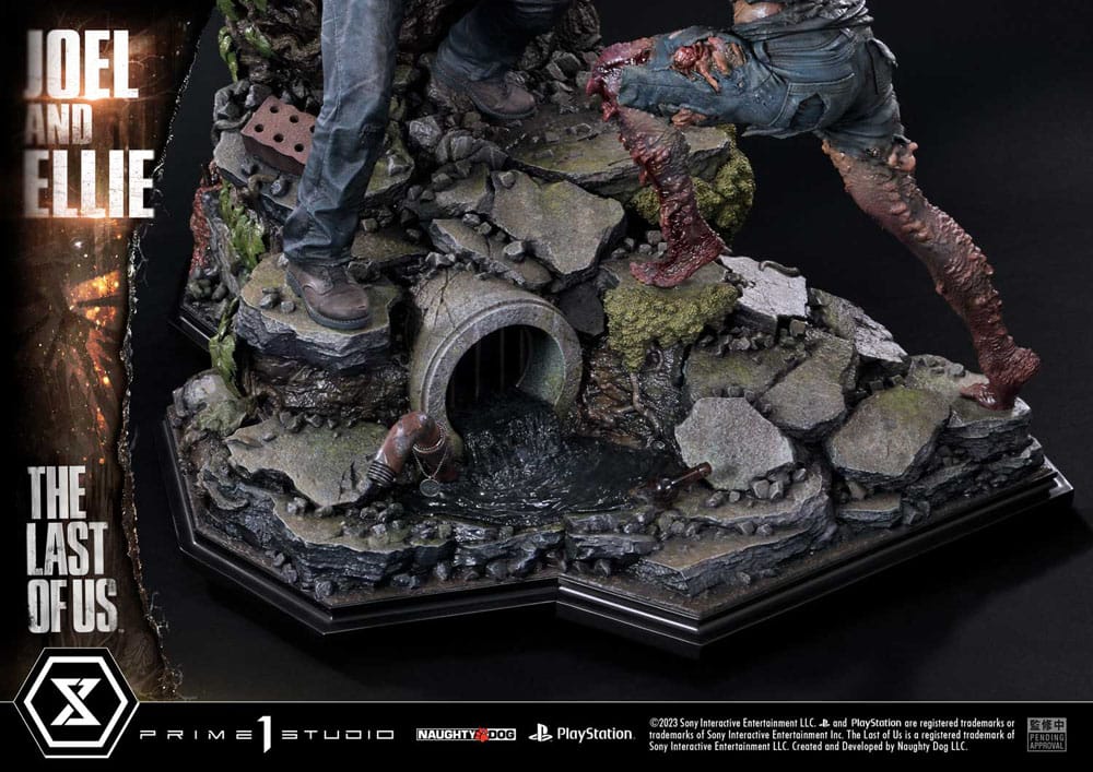 The Last of Us Parte I Joel & Ellie Deluxe Version Statua 73 cm Prime 1 Studio