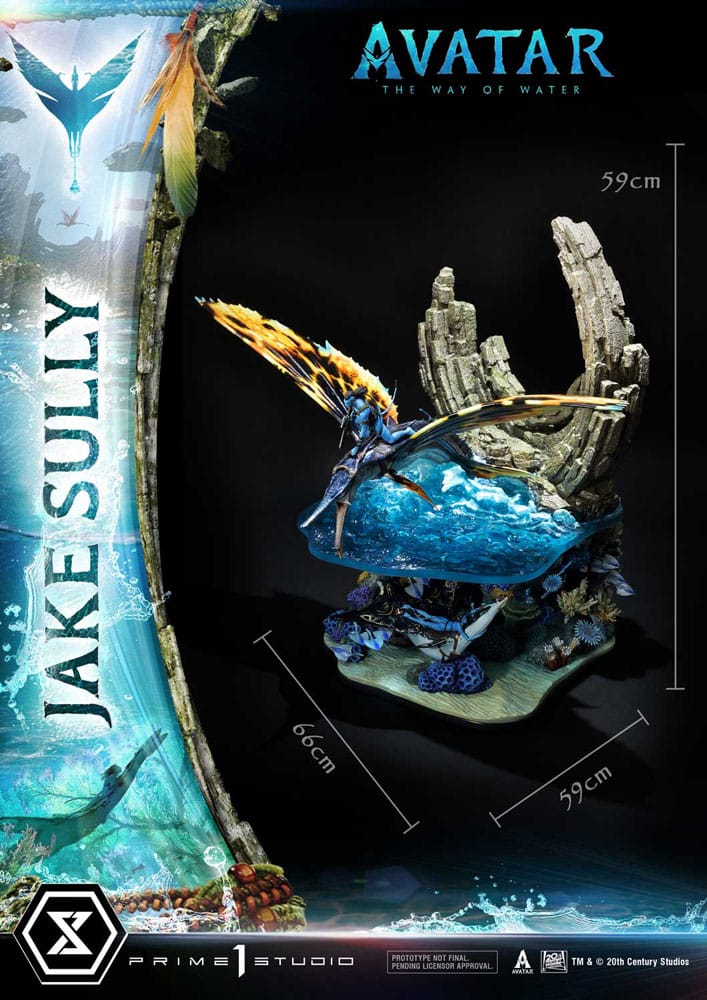 Avatar: La Via dell'Acqua Statua Jake Sully Bonus Version 59 cm - Prime 1 Studio