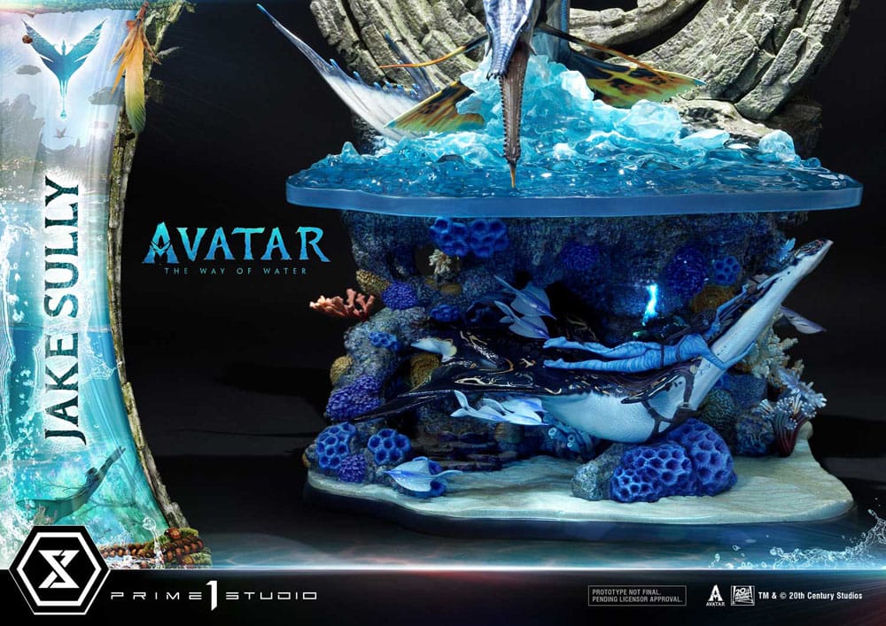 Avatar: La Via dell'Acqua Statua Jake Sully Bonus Version 59 cm - Prime 1 Studio