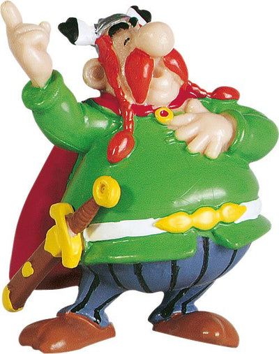 Asterix Action Figure Abraracourcix il Capo 6 cm Plastoy