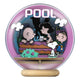 Peanuts Puremind Model Kit - Wooden Theater Globe Cool Pool - Pantasy