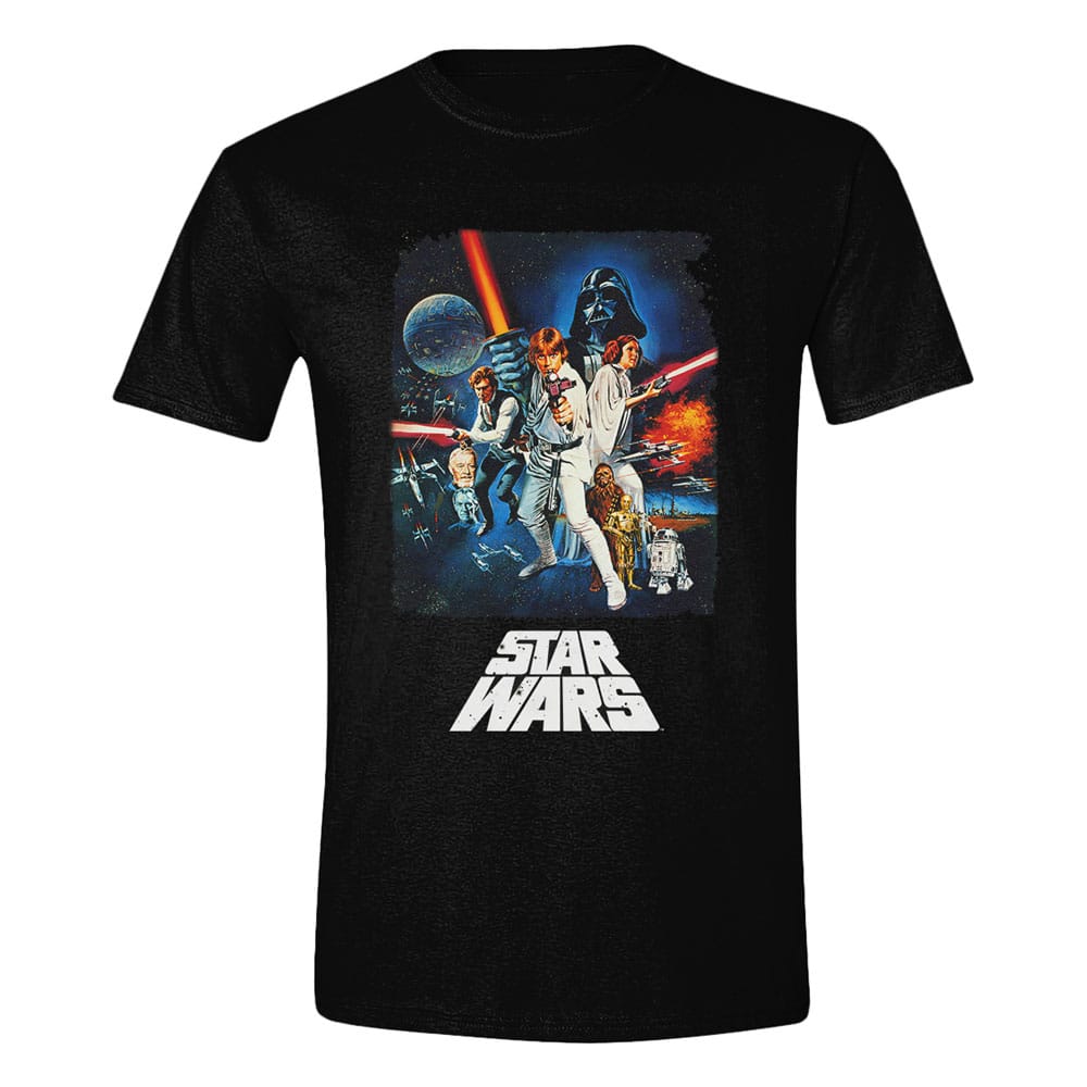 Star Wars: A New Hope - Maglietta con grafica retro poster, taglia M