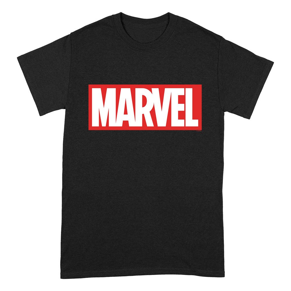 Marvel T-Shirt Logo Taglia M - Maglietta Ufficiale 100% Cotone