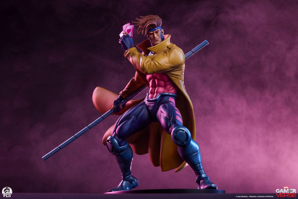 Statua Gambit Player 2 Edition Marvel Gamerverse Classics scala 1:10, 17 cm - Premium Collectibles Studio