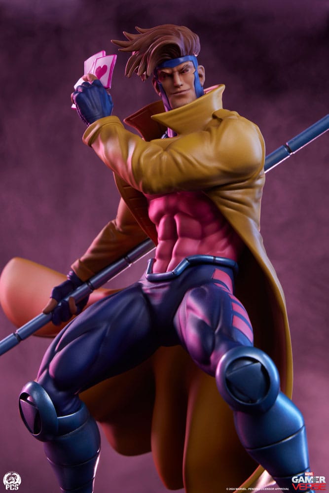 Statua Gambit Player 2 Edition Marvel Gamerverse Classics scala 1:10, 17 cm - Premium Collectibles Studio