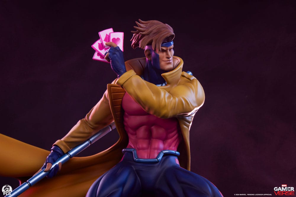 Statua Gambit Player 2 Edition Marvel Gamerverse Classics scala 1:10, 17 cm - Premium Collectibles Studio