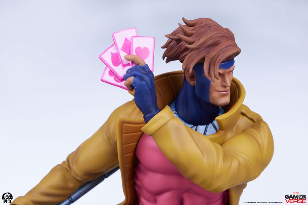 Statua Gambit Player 2 Edition Marvel Gamerverse Classics scala 1:10, 17 cm - Premium Collectibles Studio