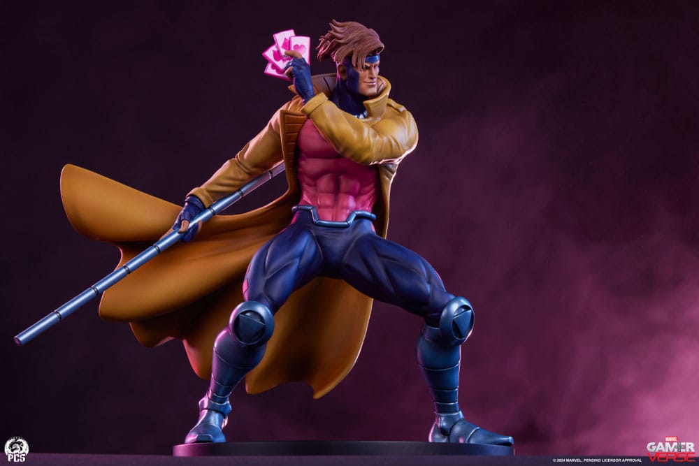 Statua Gambit Player 2 Edition Marvel Gamerverse Classics scala 1:10, 17 cm - Premium Collectibles Studio