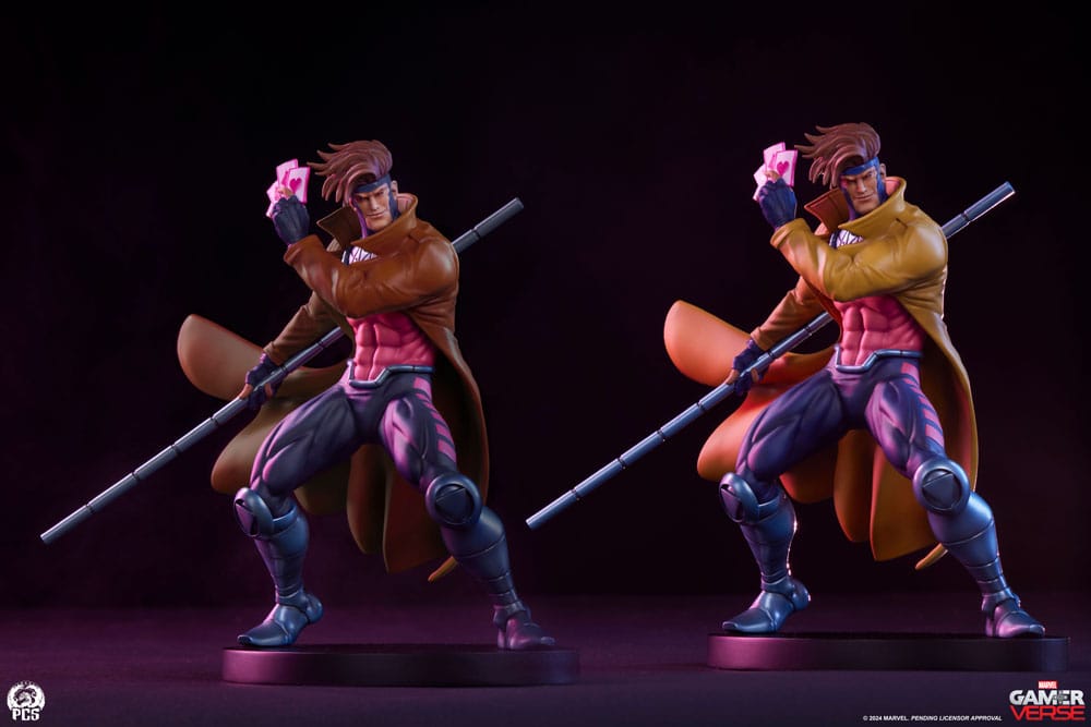 Statua Gambit Player 2 Edition Marvel Gamerverse Classics scala 1:10, 17 cm - Premium Collectibles Studio