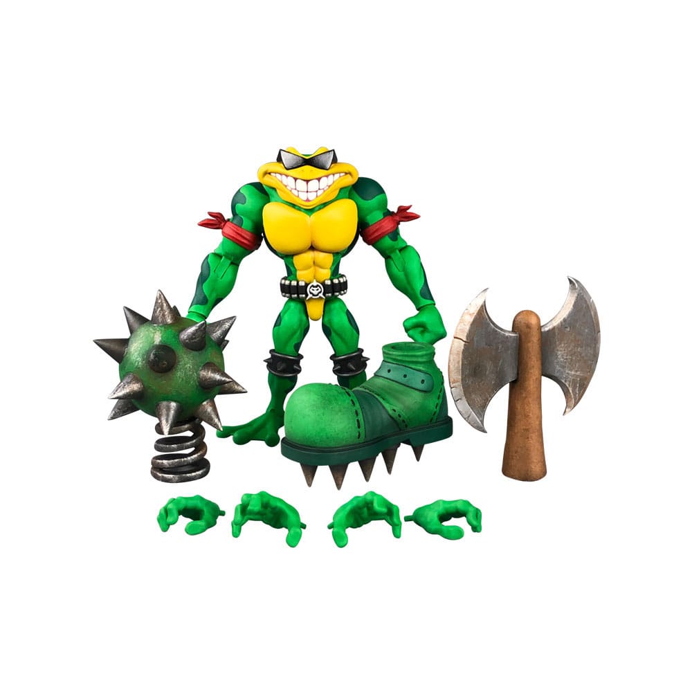 Battletoads Anthology Series Action Figure Wave 1: Rash 15 cm - Premium DNA Toys