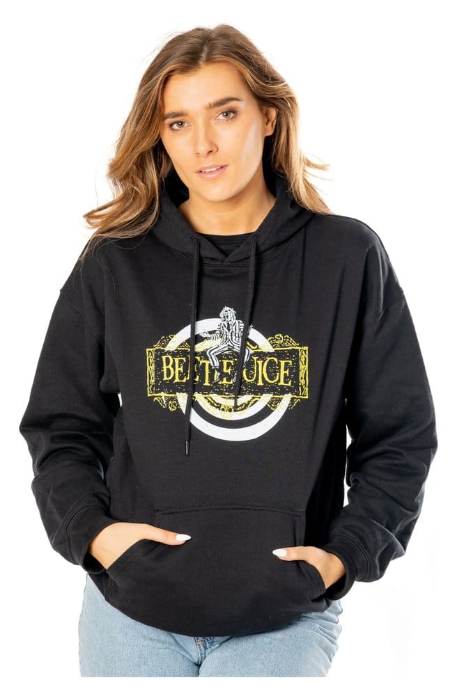 Felpa con cappuccio Beetlejuice a spirale Taglia M - CID