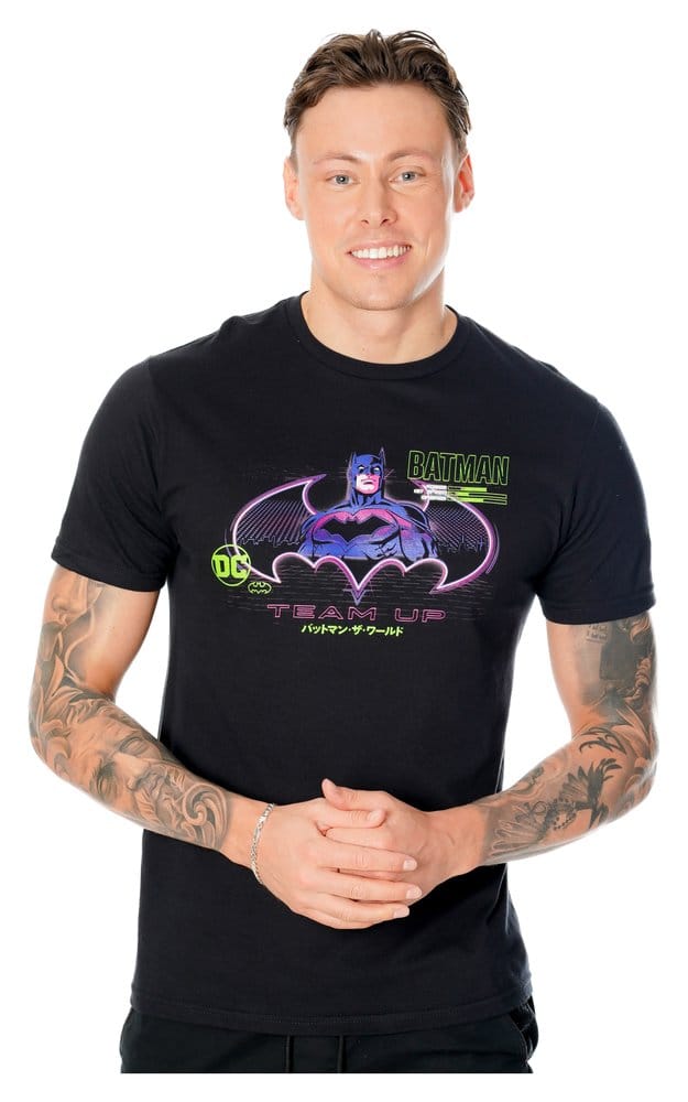 Maglietta Batman Matrix Grid Taglia S - Ufficiale DC Comics