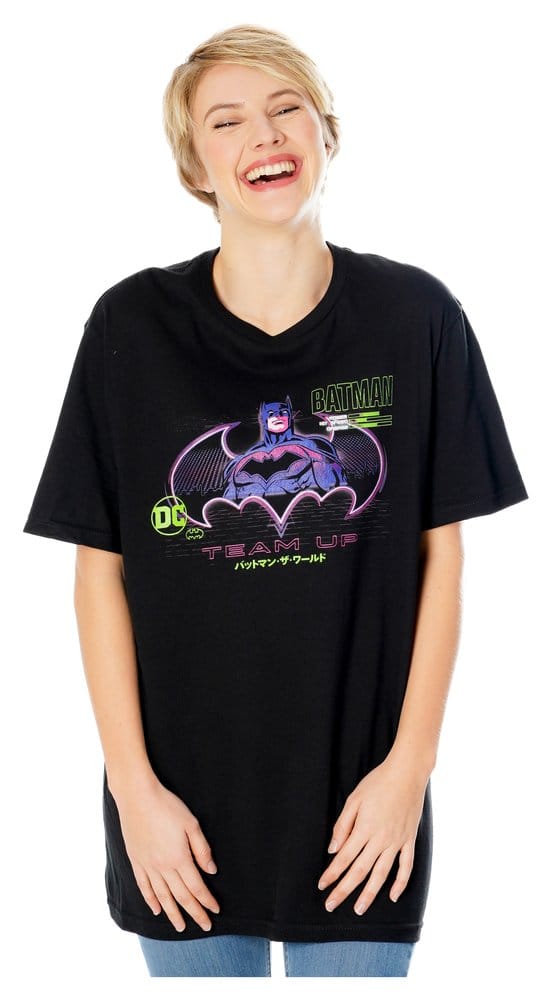 Maglietta Batman Matrix Grid Taglia S - Ufficiale DC Comics