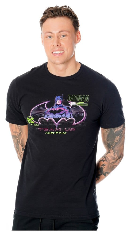 Maglietta Batman Matrix Grid Taglia S - Ufficiale DC Comics