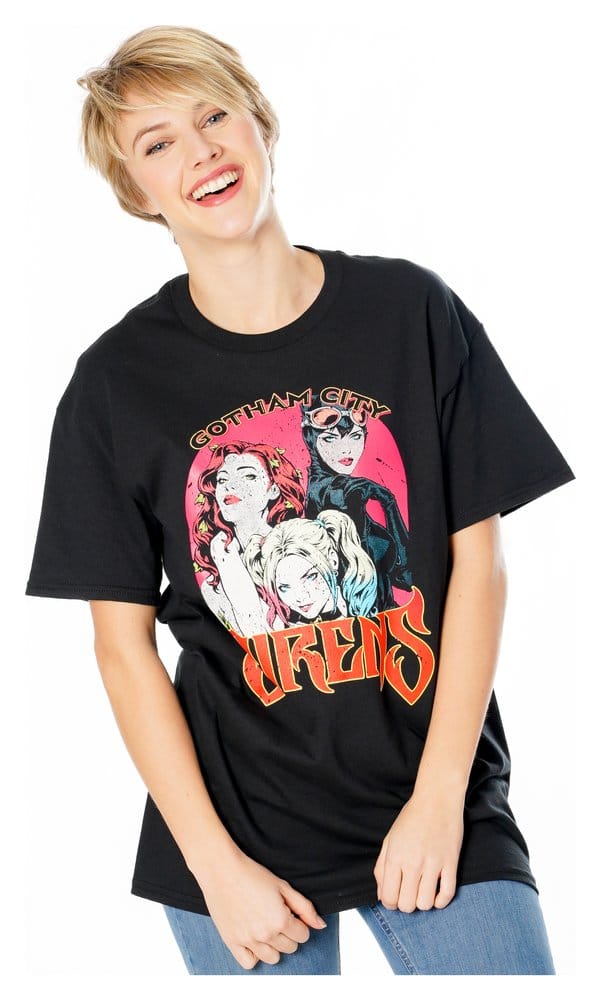 Gotham City Sirens T-Shirt Vintage Poster - Taglia XXL - Maglietta Ufficiale DC Comics CID