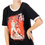 Maglietta Gotham City Sirens Crossword Black Ringer XXL - DC Comics