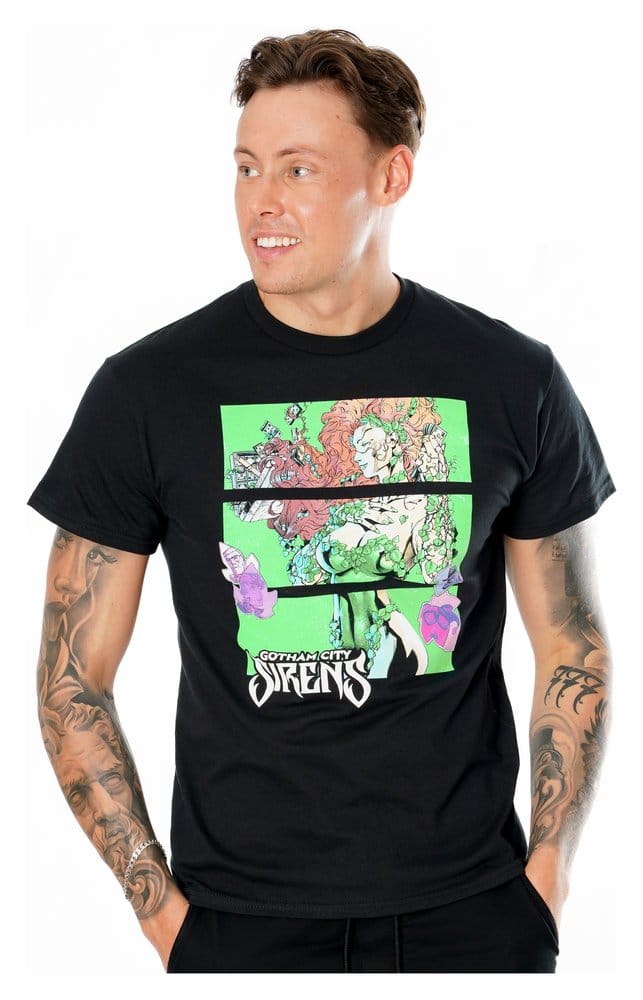 Maglietta Gotham City Sirens Poison Ivy Sirens Cash Nera Taglia S - DC Comics
