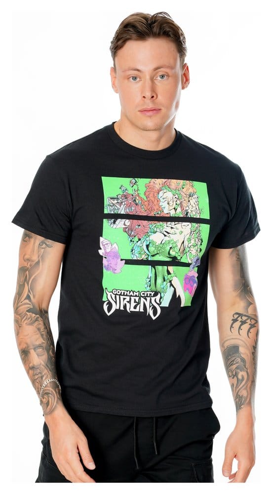 Maglietta Gotham City Sirens Poison Ivy Sirens Cash Nera Taglia S - DC Comics