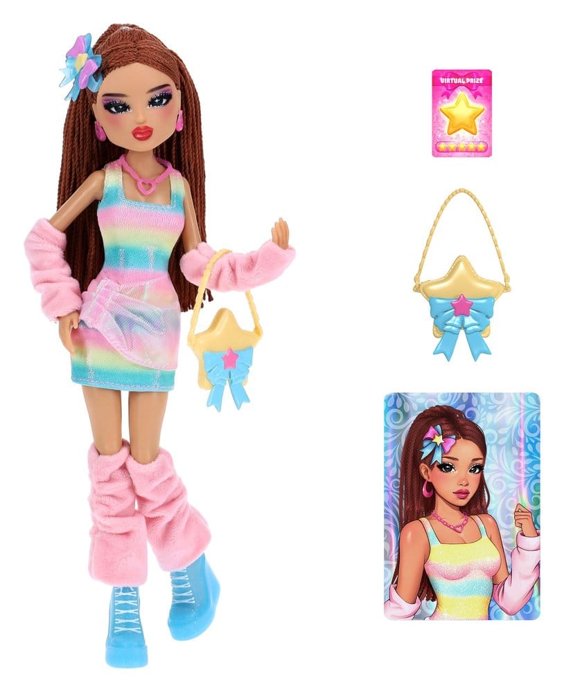 Bambola Roblox Dress To Impress Stardust Softie con codice DLC Phat Mojo