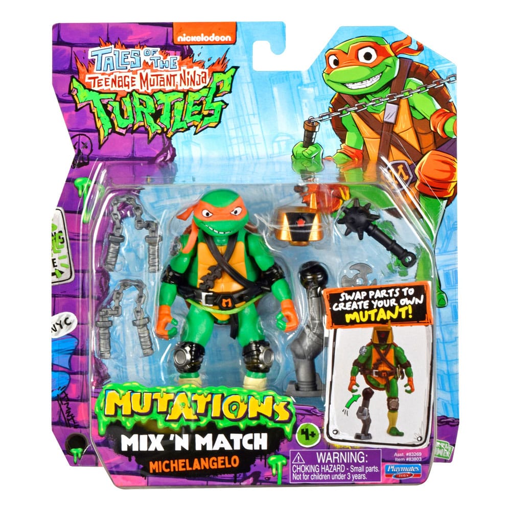 Tales of the Teenage Mutant Ninja Turtles Mix 'n Match Action Figure Michelangelo 11,5 cm