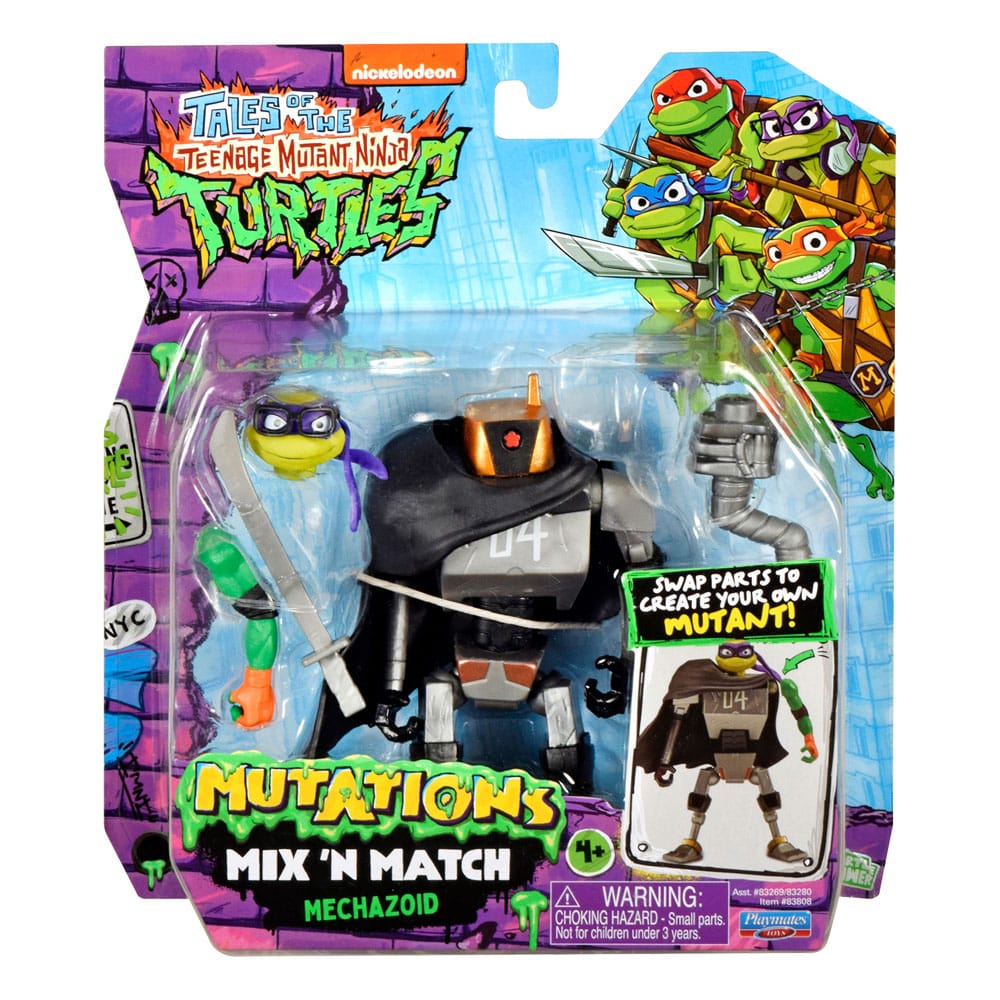 Tales of the Teenage Mutant Ninja Turtles Mix 'n Match Action Figure Mechazoid 12 cm - Playmates