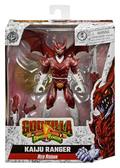 Mighty Morphin Power Rangers x Godzilla Action Figure Red Rodan - Playmates