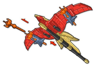 Mighty Morphin Power Rangers Thunderzord Action Figure Firebird - Playmates
