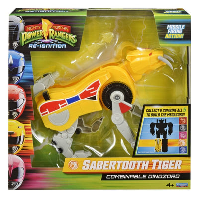 Power Rangers Mighty Morphin Action Figure Dinozord Tigre dai denti a sciabola combinabile 20 cm Playmates