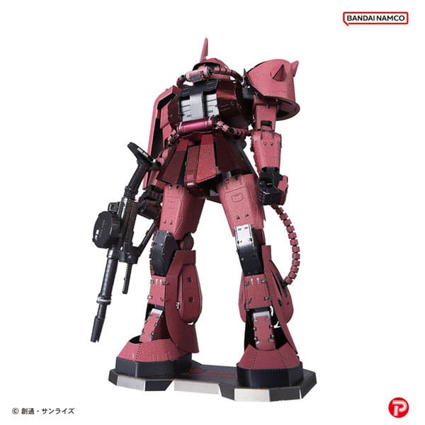 Mobile Suit Gundam Metallic Nano Puzzle Model Kit Zaku di Char 13 cm Plex