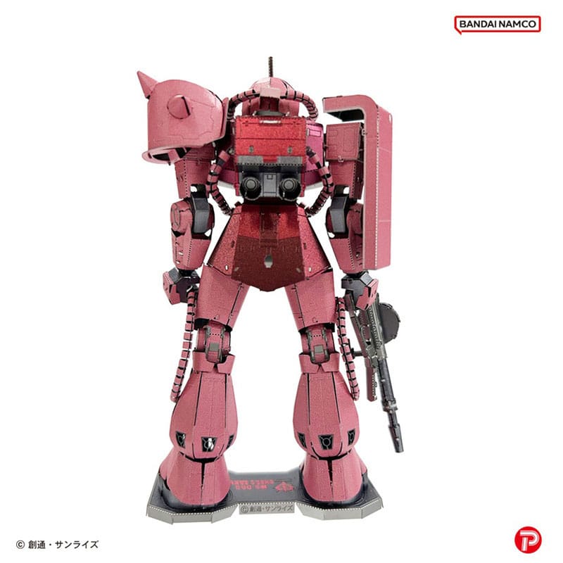 Mobile Suit Gundam Metallic Nano Puzzle Model Kit Zaku di Char 13 cm Plex