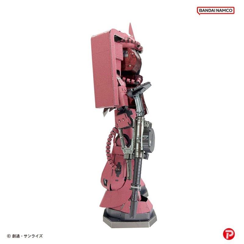 Mobile Suit Gundam Metallic Nano Puzzle Model Kit Zaku di Char 13 cm Plex