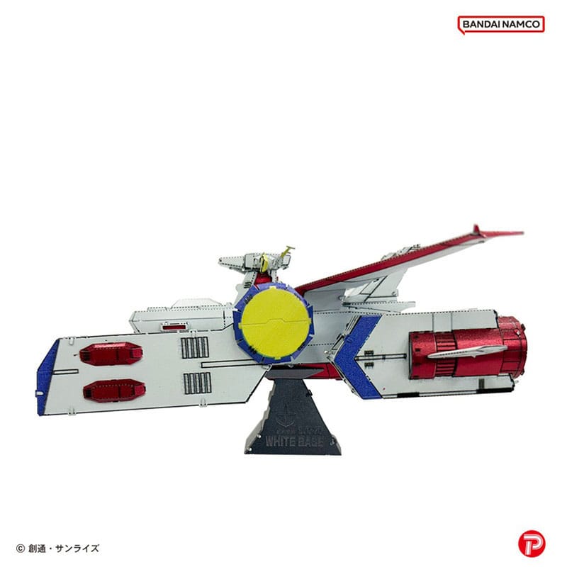 Mobile Suit Gundam Metallic Nano Puzzle Model Kit White Base 6 cm Plex