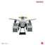 Mobile Suit Gundam Metallic Nano Puzzle Model Kit White Base 6 cm Plex