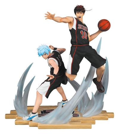 Kuroko's Basket Statua Resina 1/6 Tetsuya Kuroko & Taiga Kagami Black Jersey Edition 41 cm