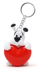 Asterix Portachiavi Dogmatix Cuore Rosso - Collezionabile Plastoy
