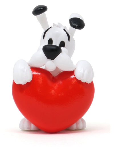 Asterix Figura PVC Idefix Cuore Rosso 4,5 cm Plastoy