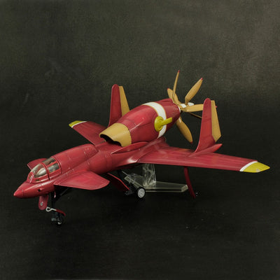 Royal Space Force: The Wings of Honnêamis - Kit Plastico 1/72 Honneamise Oukoku Air Force Fighter Schira-DOW 3rd (Posto Singolo) 21 cm, Plum