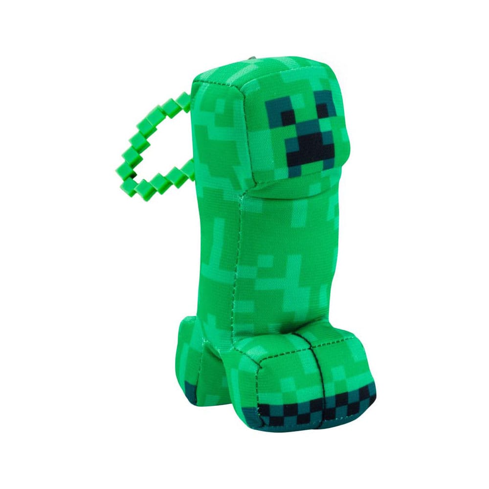 Minecraft Clip-on Peluche Portachiavi 13 cm - Espositore da 18 Pezzi PMI