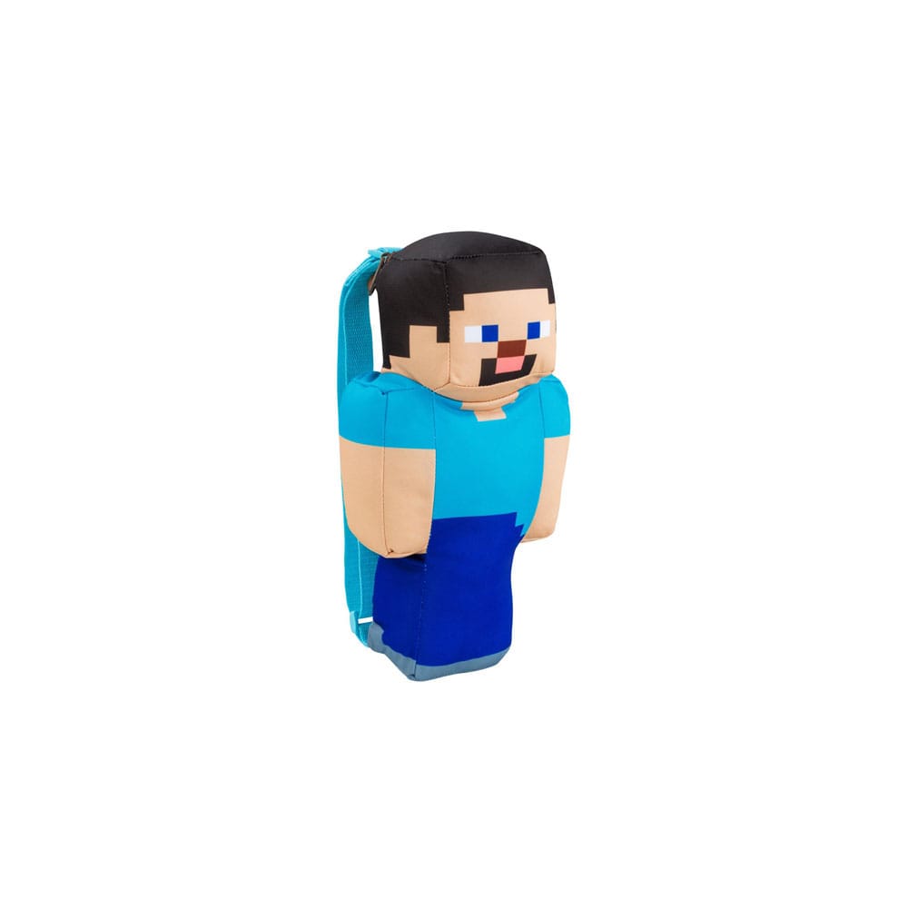 Minecraft Peluche Zaini 30 cm Assortimento (4) - Steve, Alex, Creeper, Zombie - PMI