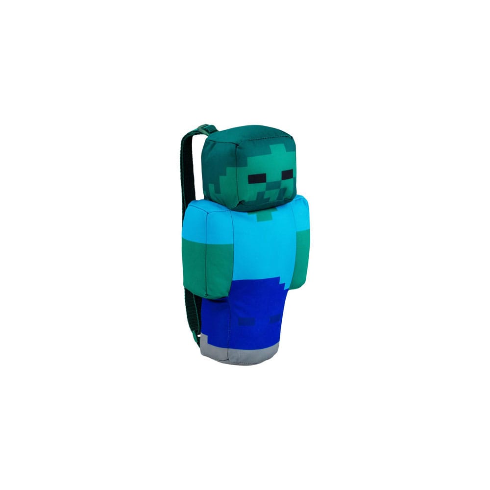 Minecraft Peluche Zaini 30 cm Assortimento (4) - Steve, Alex, Creeper, Zombie - PMI