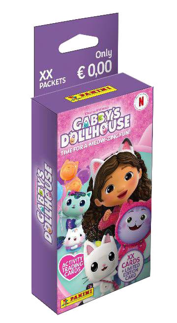 Gabby's Dollhouse: Time for a Meow-Zing Fun Sticker Collection Eco-Blister (Edizione Tedesca) - Panini