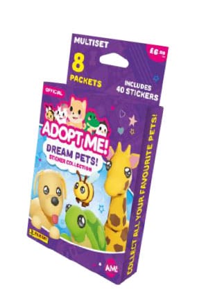 Adopt Me! su Roblox - Eco-Blister con 7 Flowpack - Edizione Tedesca - Panini