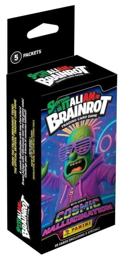 Italian Brainrot Trading Cards Serie 2 Eco-Blister (5 buste) – Edizione Inglese – Panini