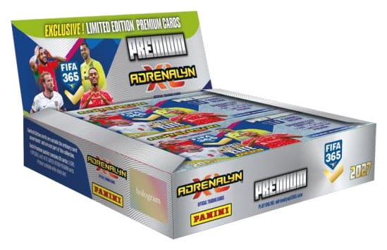 FIFA 365 Adrenalyn XL 2027 Trading Cards Premium Flow Pack Display (10) Panini