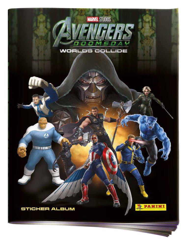 Album Raccolta Figurine e Sticker Avengers: Doomsday Marvel Panini edizione tedesca