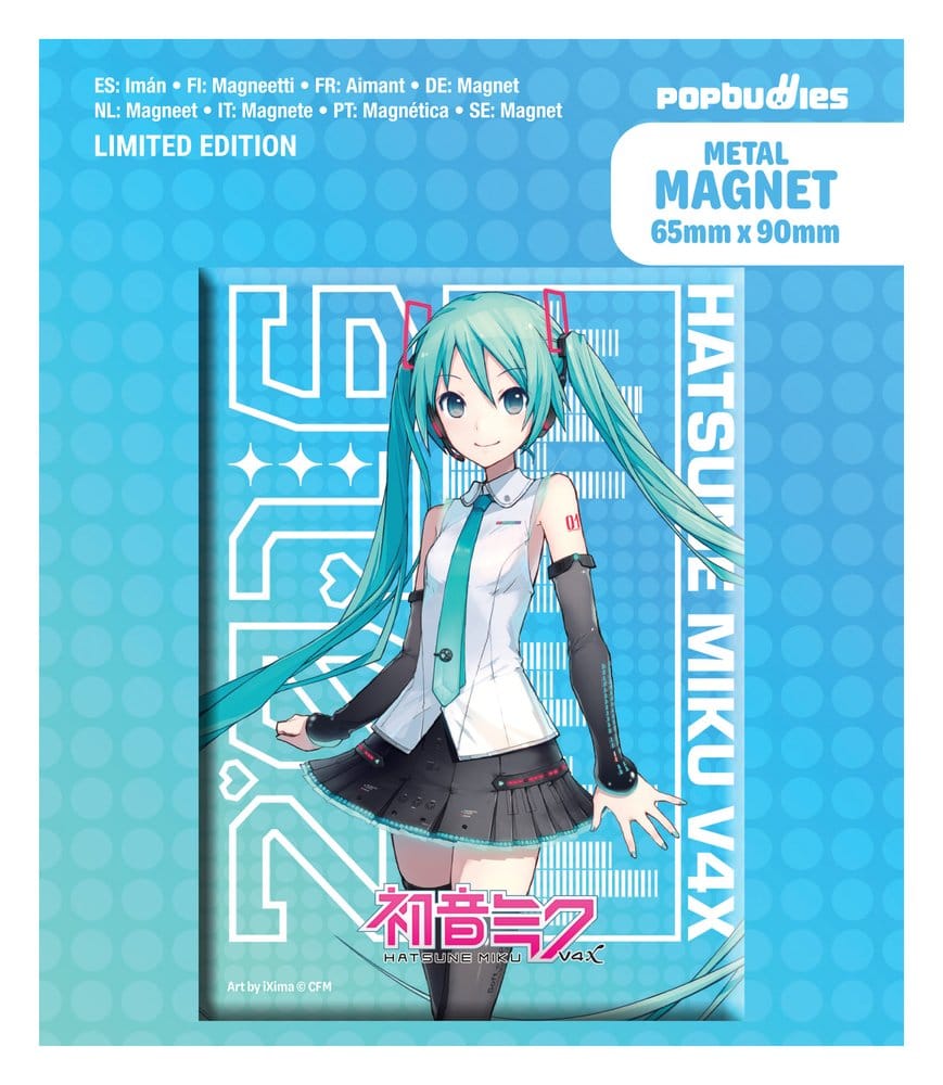 Calamita da frigo Hatsune Miku V4x Metal POPbuddies